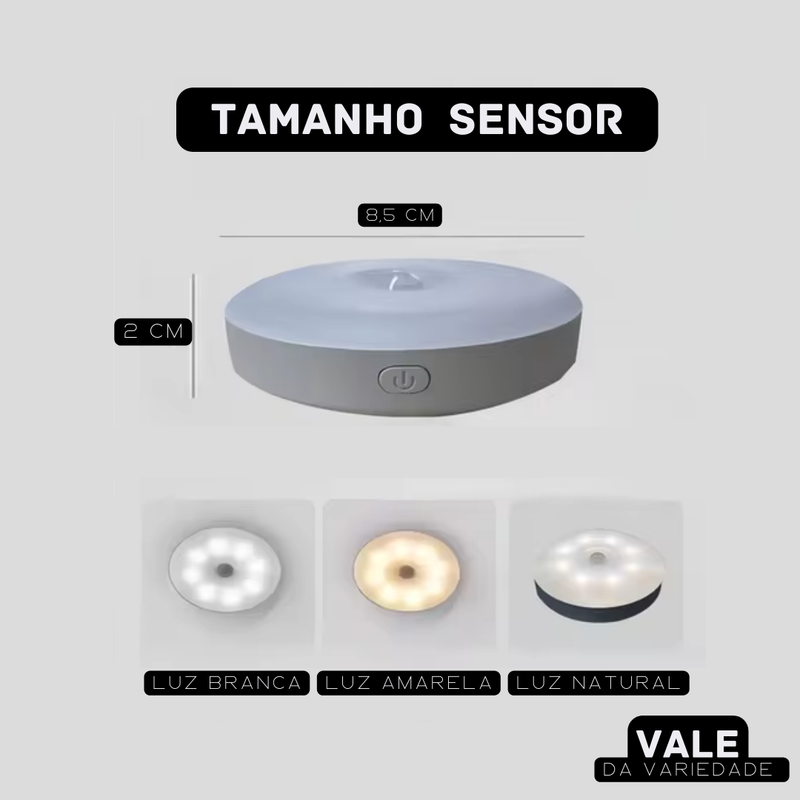 Luminária Led Sensor Noturno